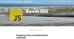 Desktop Screenshot of kevinold.com